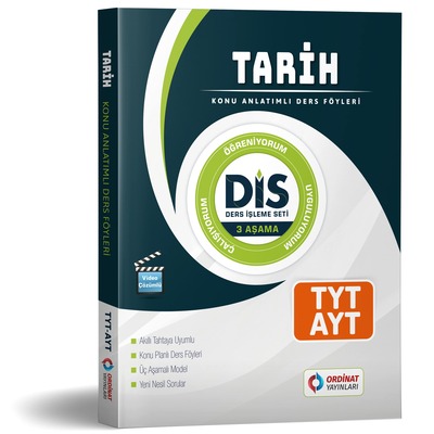 DİS Serisi TYT - AYT Tarih Konu Anlatımlı Ders Föyleri